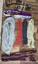 Mixed Brand Women  s Scarf Lot 7pc Infinity  Lightweight Fashion Scarves