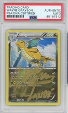 PSA Authentic  Wayne Grayson SIGNED Dragonite Plasma Freeze 83/116 Holo Rare on eBay