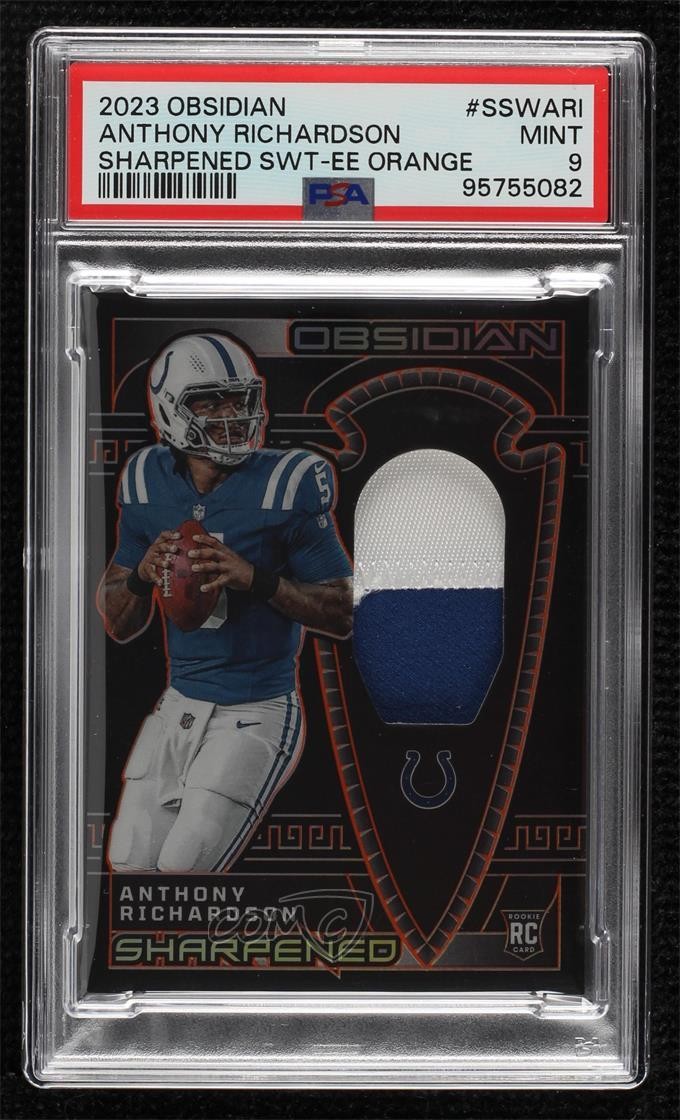 2023 Obsidian Orange Electric Etch 29/49 Anthony Richardson PSA 9 MINT 14zh