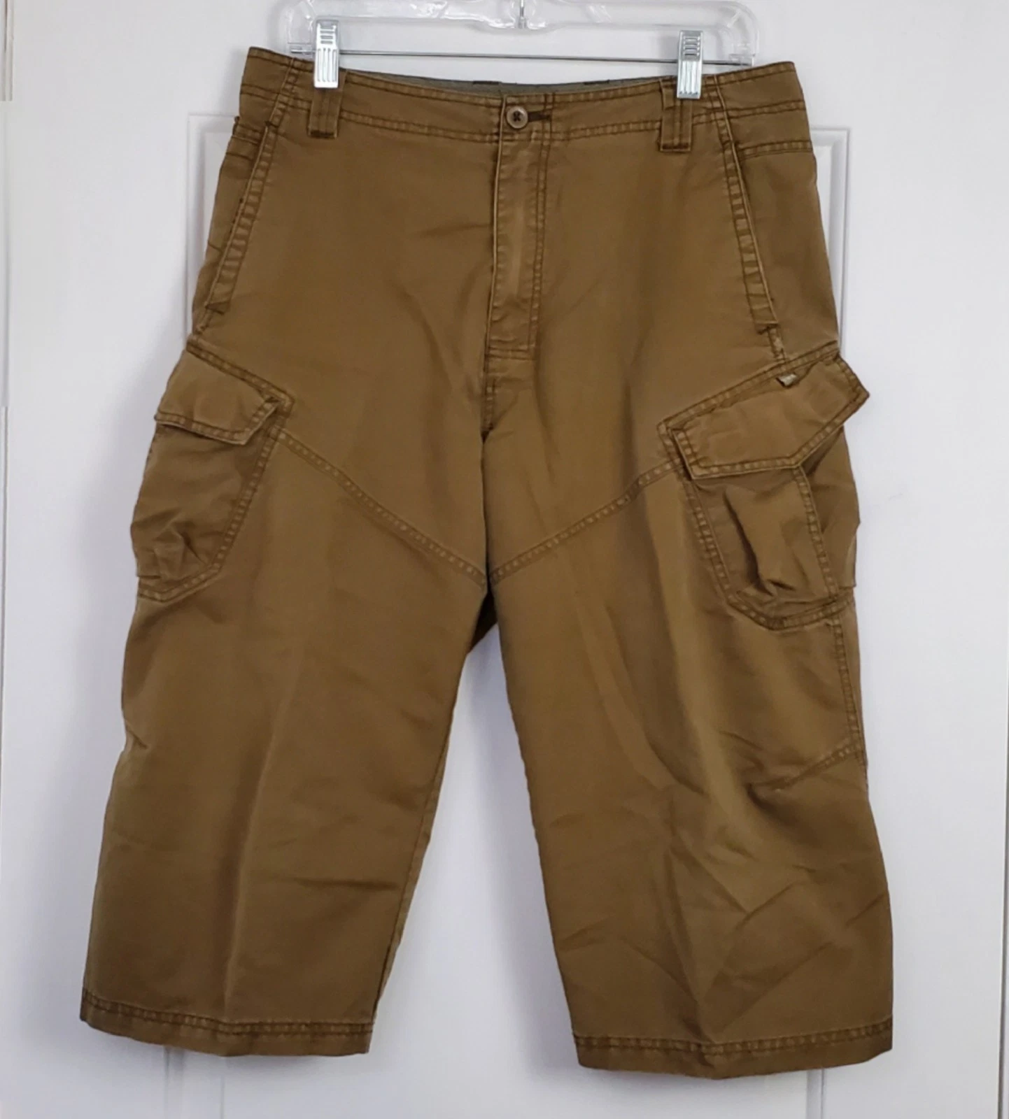 REI Mens Organic Cotton Canvas Cargo Shorts Hiking Outdoor - Size 30 - GUC
Opens in a new window or