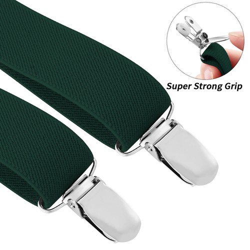 Buyless Fashion Adjustable Suspenders Kids - 26" Elastic Straps 1" - Y Back - Picture 44 of 91
