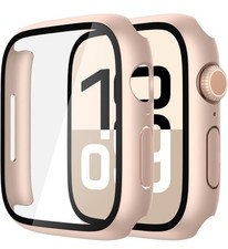 2 Pack Tempered Glass Case Compatible for Apple Watch Series 10 2024 42mm