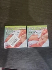 NIB 2x STOP SNORING SOLUTION ANTI SNORING MOUTH GUARD DEVICE SLEEP AID Free Ship