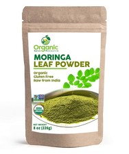 Organic Moringa Powder - 8 oz 226g  USDA Organics, 8 Ounce Pack of 1 
