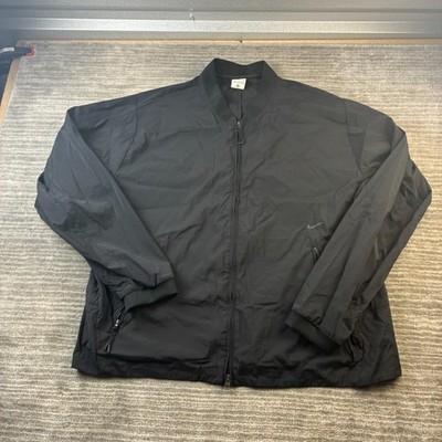Nike Jacket Mens Extra Large Black Bomber APS Repel Versatile Axis Performance