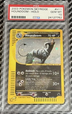 PSA10 ヘルガー eカード 神秘なる山 HOUNDOOM holo ヘルガー e PSA10 ヘルガー eカード 神秘なる山 HOUNDOOM holo