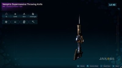 Borderlands 4 - God Roll Vampiric Singularity Wurfmesser Lvl50 - PS5/Xbox/ PC