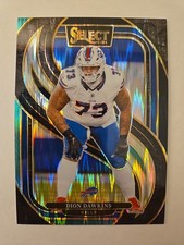 2024 Panini Select - Premier Level Dion Dawkins #152 Black & Green Shock Prizm