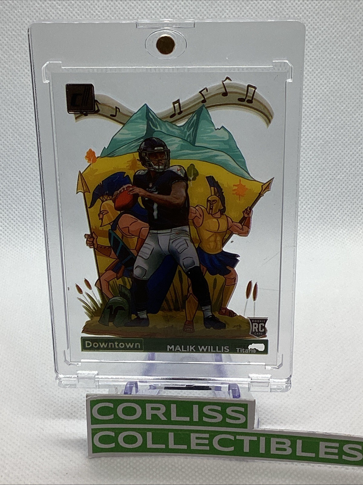 2022 Panini Clearly Donruss - Downtown Malik Willis #DT-MW (RC)