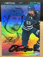 2022-23 22/23 Fleer Ultra Flair Showcase Showtime Row 1 Seat 18 Erik Karlsson