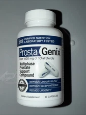 Prosta Genix - Authentic Bottle 90 Capsules Exp 01/27 For Prostate Health