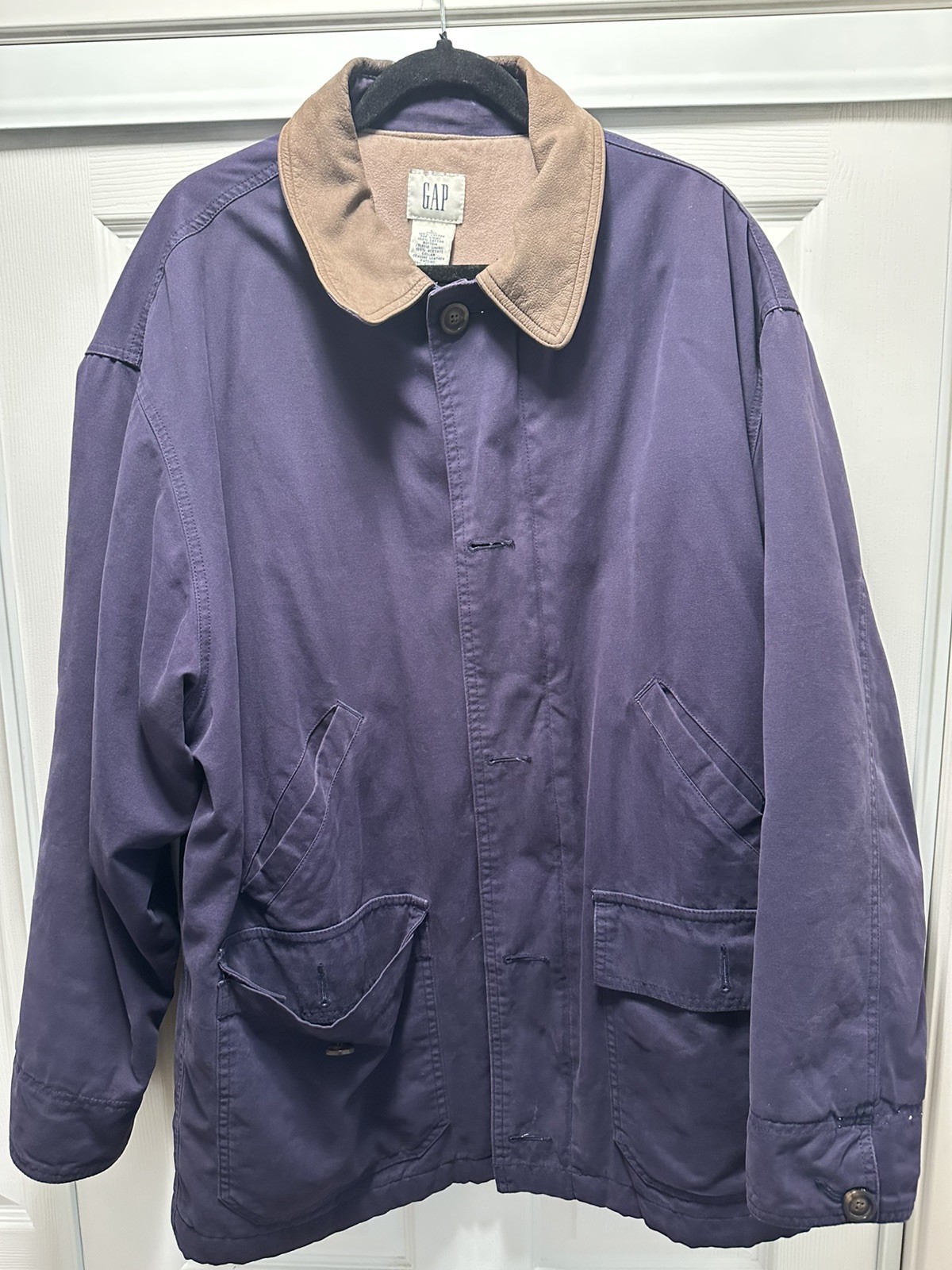Y2K VTG Gap Mens Chore Jacket Coat Sz L