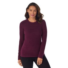 Cuddl Duds Stretch Long Sleeve Crew Fleecewear