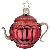 Teekanne 7,5Cm Inge-Glas® Weihnachtsschmuck