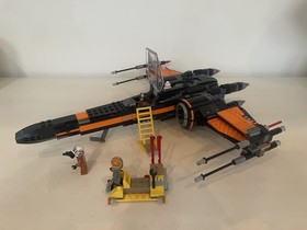 LEGO Star Wars 75102 Poe's X-Wing Fighter - Complete Set w/Manual & #ed Bags!