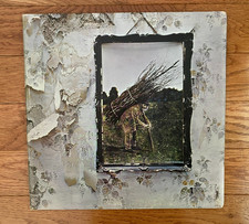 Led Zeppelin - IV LP 4 Atlantic SD 7208 1971 1st Pressing Piros/Peckham