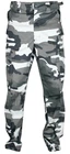 Castle Mens Cargo Combat Pants Camouflage Trousers Army Camo URBAN Black White