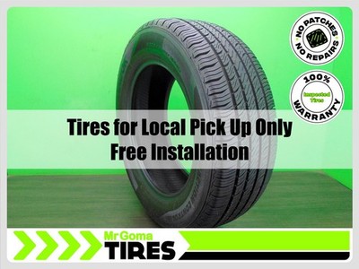 1 P225/65R17 USED TIRE HANKOOK MAVIS TRACTION CONTROL 4 SEASON 8.0/32 TREAD 100H
