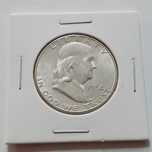 1952 S GEM BU?  90% Silver Franklin Half  Dollar!!    Nice coin!   A43