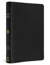 ESV Heirloom Bible - Alpha Edition (Goatskin Leather / Black) - Brand New!