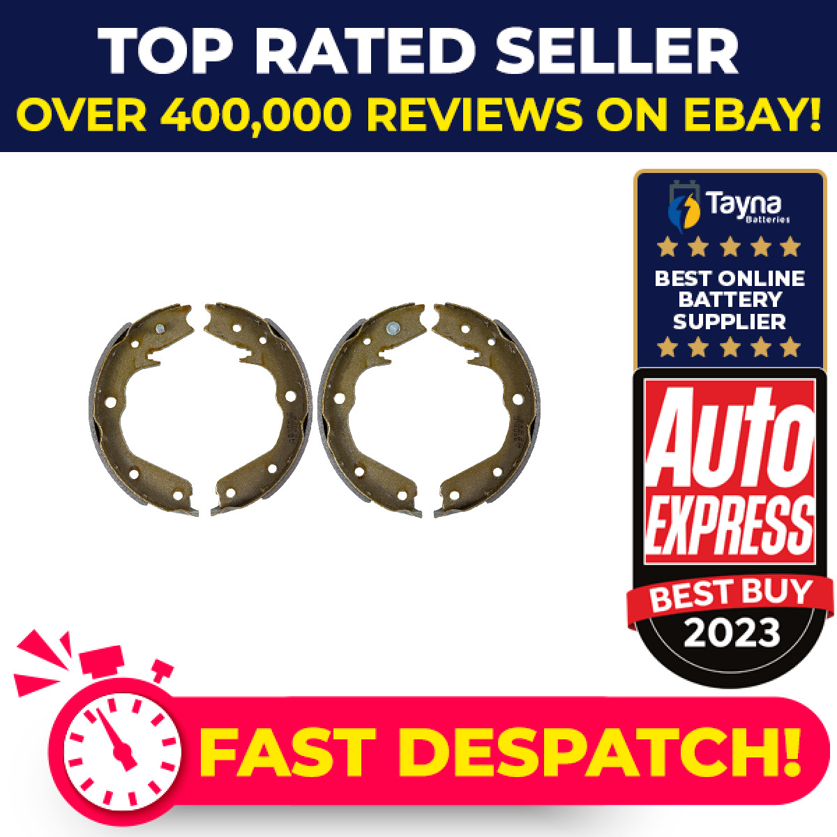 Handbrake Shoes Set fits VAUXHALL FRONTERA B 2.2D 98 to 04 X22DTH Parking New