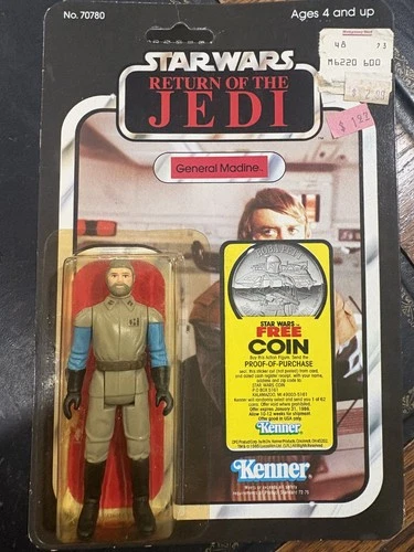 Star Wars Vintage General Madine MOC 77 back carded