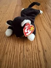 Vintage Ty Beanie Babies Original Zip The Cat Black 1993
