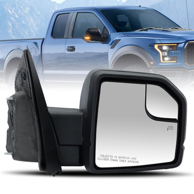 Mzorange Side Mirror 8Pin For Ford F150 2015-2020 Heated Turn Signal Light