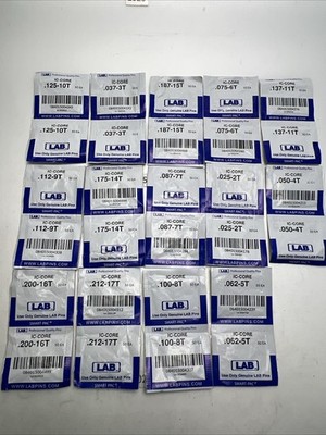 Lab Security Brand Color Coded Pins Compatible with Kwikset Locks Assorted Sizes