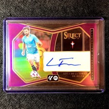 2023-24 Select La Liga LUCA DE LA TORRE Pitchside Signatures Auto Purple 25/25