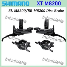 Shimano XT BL/BR-M8200 Disc-Brake Lever Caliper w/ Resin Ice-Tec Pads 900/1700mm