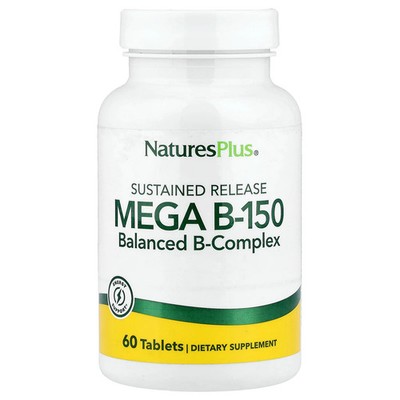 2 X NaturesPlus, Mega B-150, Sustained Release, 60 Tablets