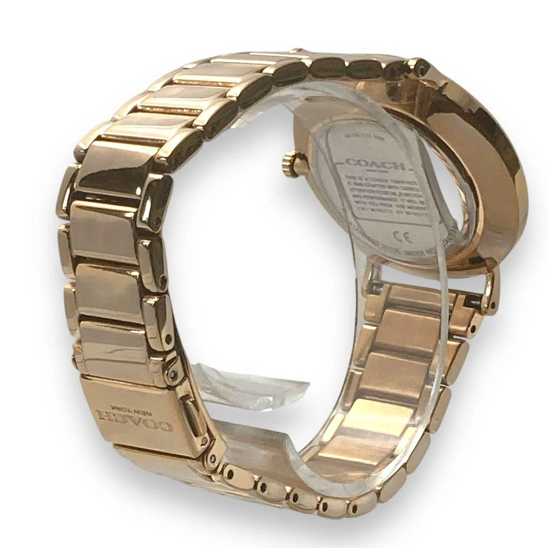 Orologio Coach Donna Oro Rotondo 2 Lancette Quarzo Ottime Condizioni