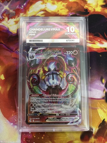 Chandelure VMAX graded ACE 10 for sale on eBay