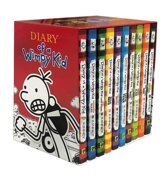 Jeff Kinney / Diary Of A Wimpy Kid Box Of Books 1-10 Hardcover ...9781419724701-image