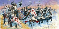 Zvezda 8016 - 1/72 Figuren-Set Livonian Knights - Neu