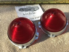 New Replacement Pair 1953 Chevrolet Bel Air 150 210 Round Tail Light Lens 