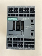 SIEMENS 3RT2016-2FB42 CONTACTOR 20A 600VAC 3PH 7.5HP COIL 24VDC