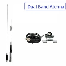  SG-M507 VHF/UHF Dual Band Antenna RB400 Clip 5M cable for QYT BAOJIE Car Radio 