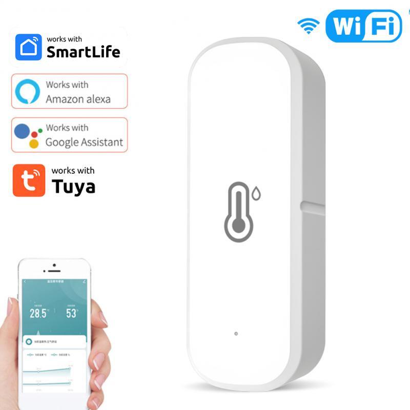 WiFi Smart Temperature Humidity Sensor Battery Powered for Smart Home Security