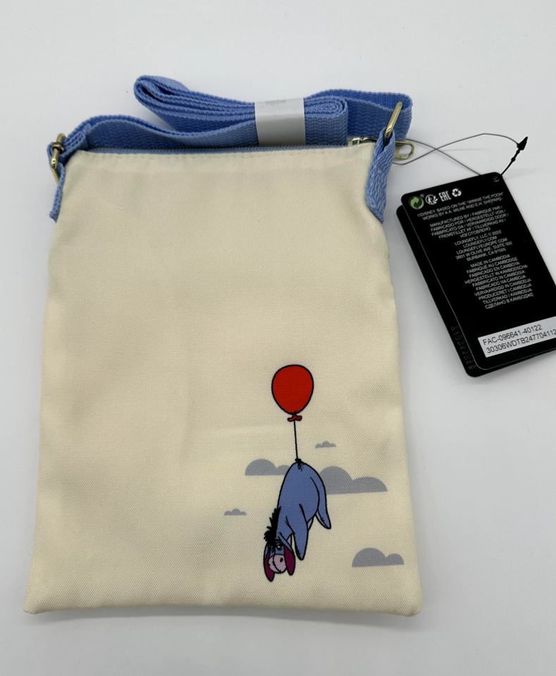 Loungefly Disney Winnie Pooh Balloons Juniors Passport Crossbody Bag