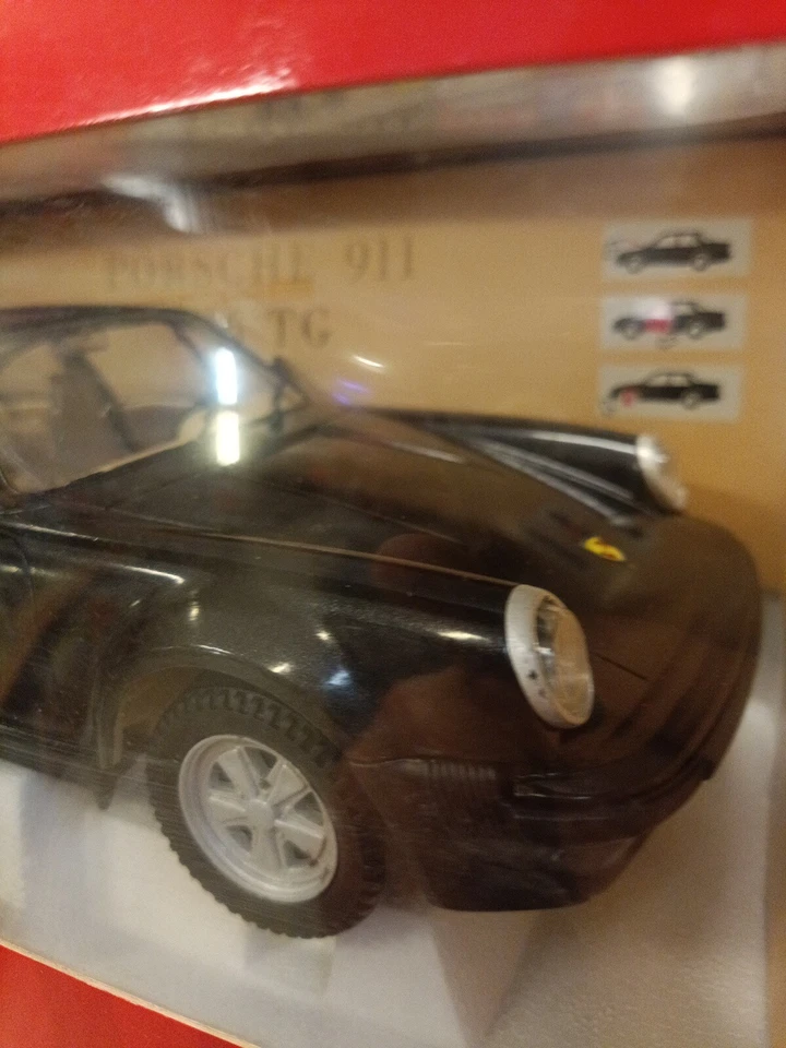 Porsche 911 black Scala 1:16 Made in Italy Polistil Made in Italy Die-Cast Metal - Immagine 4 di 4