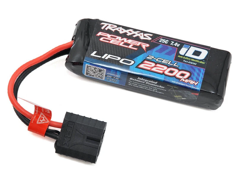 LiPo 2S 7.4V 2200mAh 25C ID Traxxas - TRX-2820X