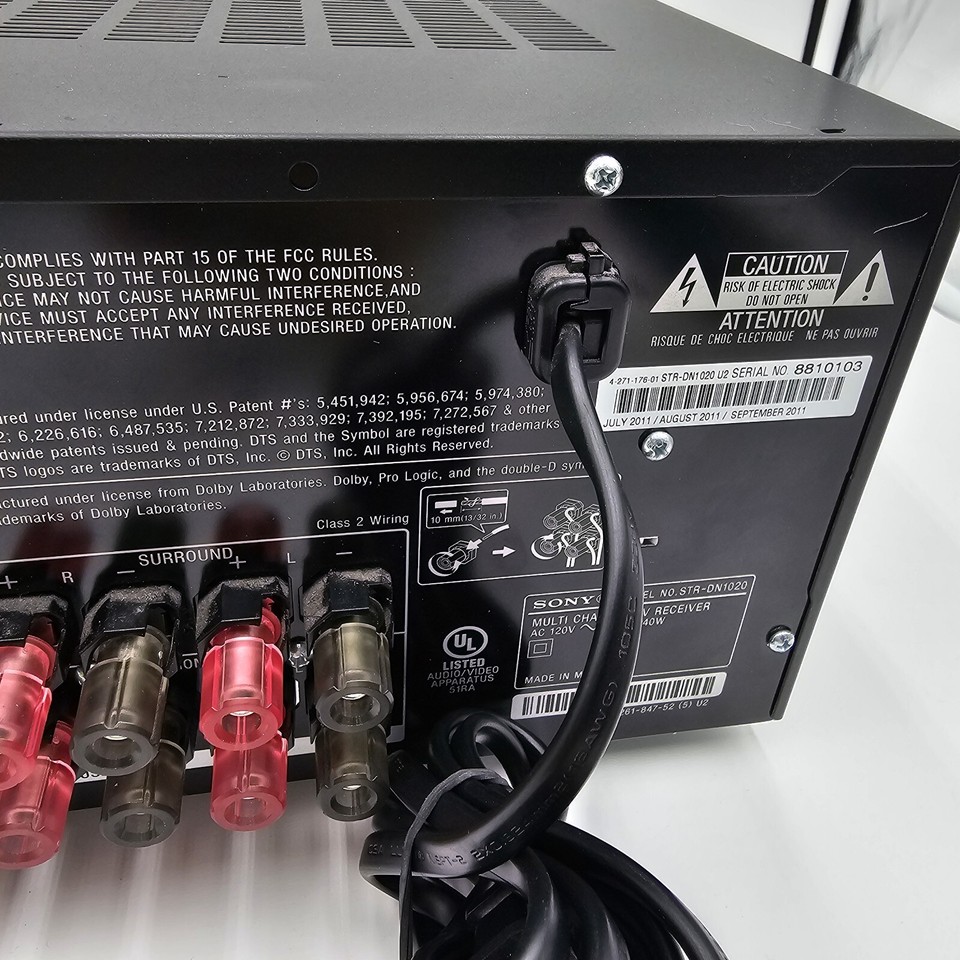 Sony STRDN1020 Multi Channel 7.2 AV Receiver HDMI 3D Ready