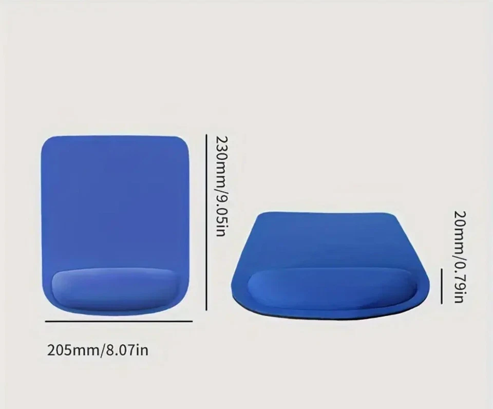 Ergonomic Mouse Pad With Wrist Rest Square Mouse Pad Easy Typing & p - Image 2 of 2