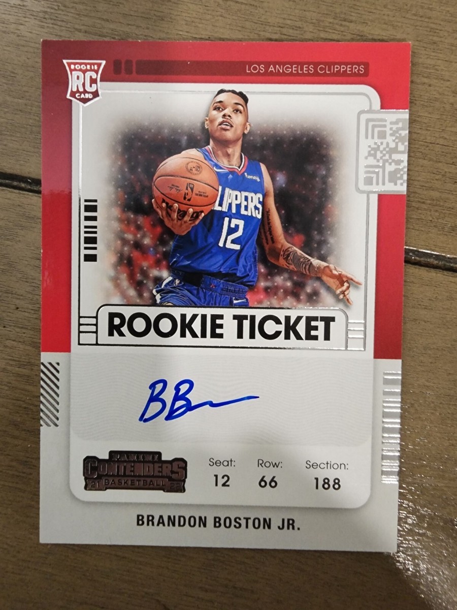 Brandon Boston Brandon Boston Jr. RC auto /4シリ 超貴重 Jr. RC