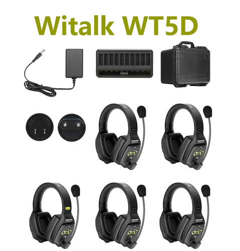 Saramonic WiTalk WT5D Full-Duplex Dual-Ear Wireless Intercom Headset System NEW - Picture 10 of 14