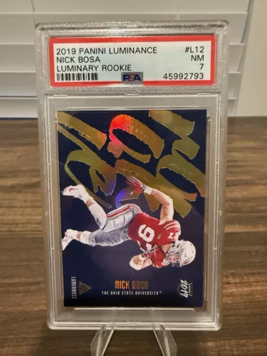 2019 Panini Luminance Nick Bosa Luminary Rookie PSA 7 #L12