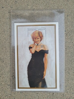International Collectors Society Princess Diana Black Cocktail Dress 1997  Stamp | eBay