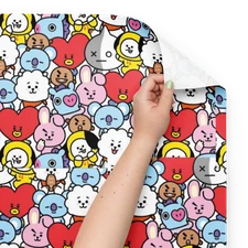 Pattern Vinyl HTV, K-Pop Boy Band BTS Vinyl for Cricut Cutting Machine